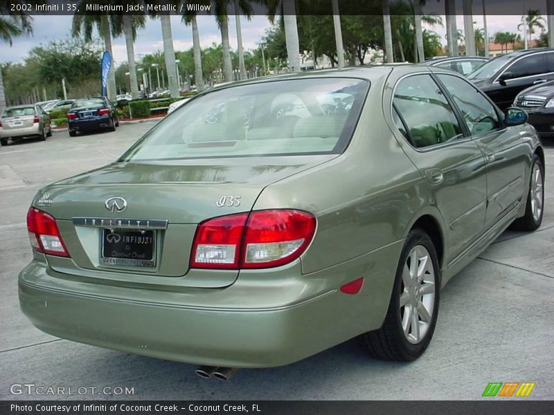 Millenium Jade Metallic / Willow 2002 Infiniti I 35