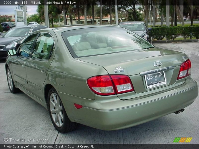 Millenium Jade Metallic / Willow 2002 Infiniti I 35