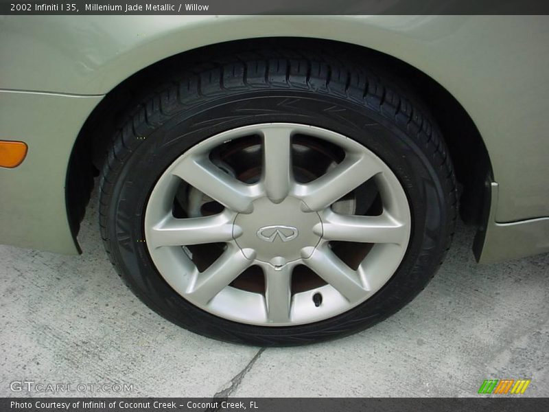 Millenium Jade Metallic / Willow 2002 Infiniti I 35
