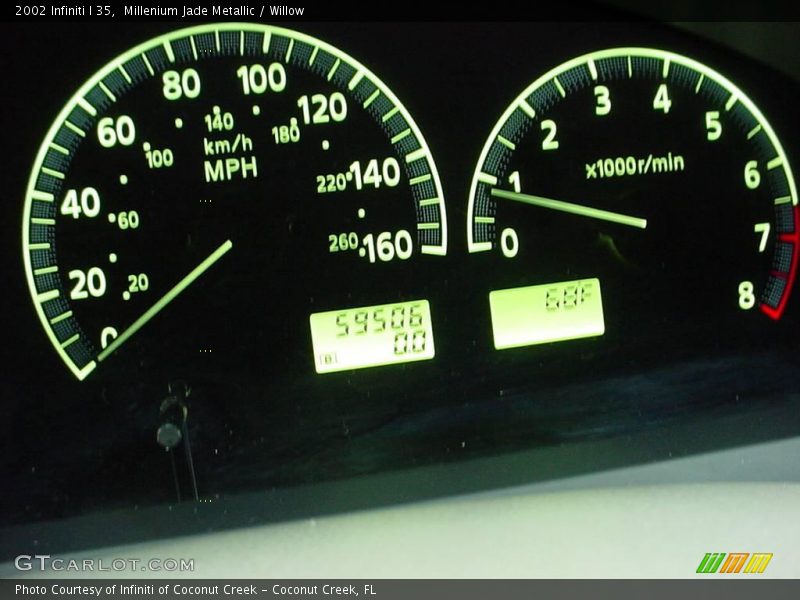 Millenium Jade Metallic / Willow 2002 Infiniti I 35