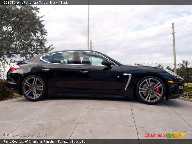 Black / Black 2010 Porsche Panamera Turbo