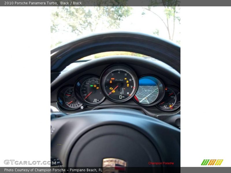 Black / Black 2010 Porsche Panamera Turbo