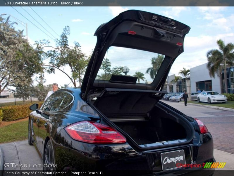 Black / Black 2010 Porsche Panamera Turbo