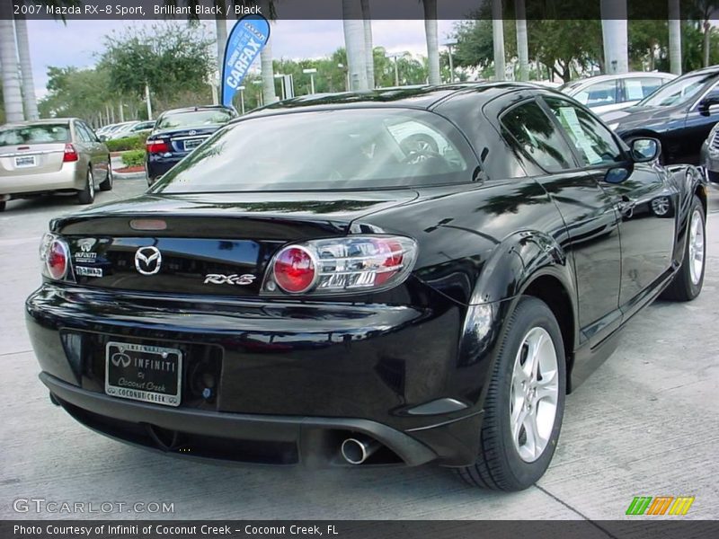 Brilliant Black / Black 2007 Mazda RX-8 Sport