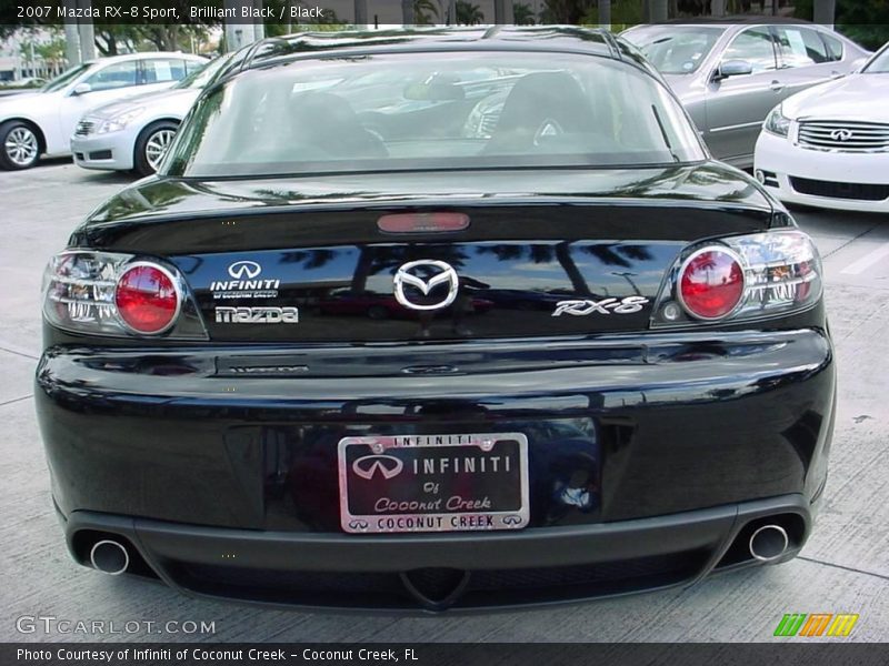 Brilliant Black / Black 2007 Mazda RX-8 Sport