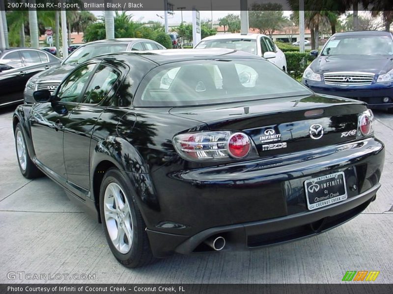 Brilliant Black / Black 2007 Mazda RX-8 Sport
