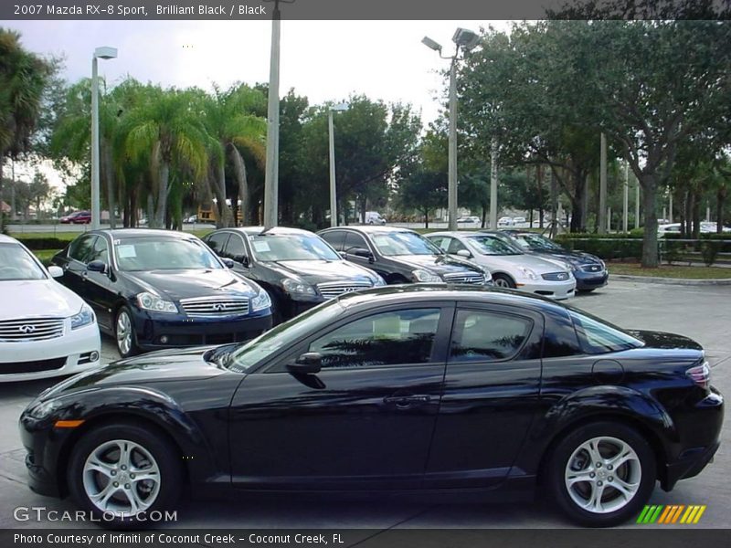 Brilliant Black / Black 2007 Mazda RX-8 Sport