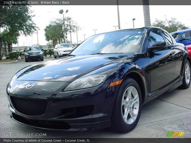 Brilliant Black / Black 2007 Mazda RX-8 Sport
