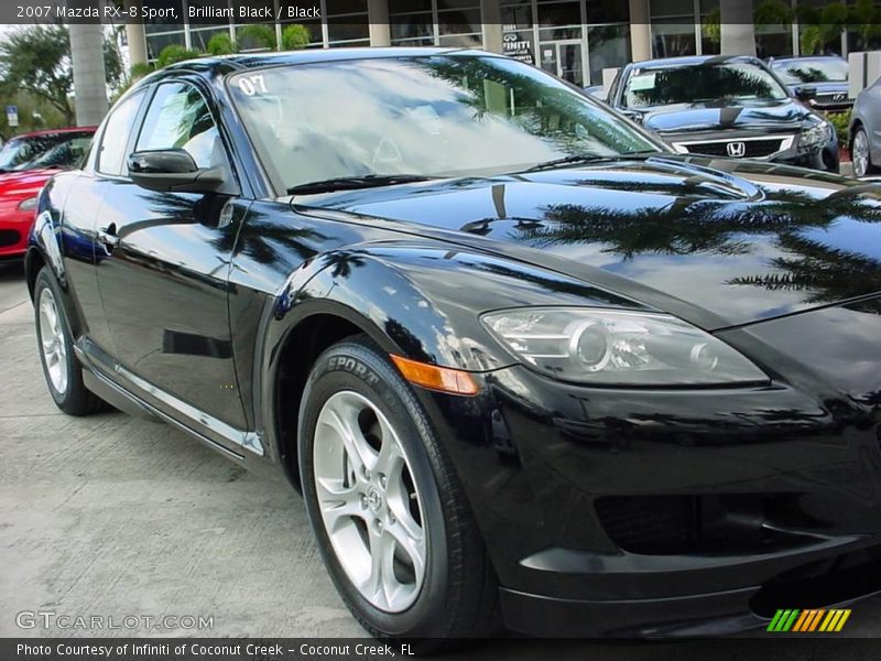 Brilliant Black / Black 2007 Mazda RX-8 Sport