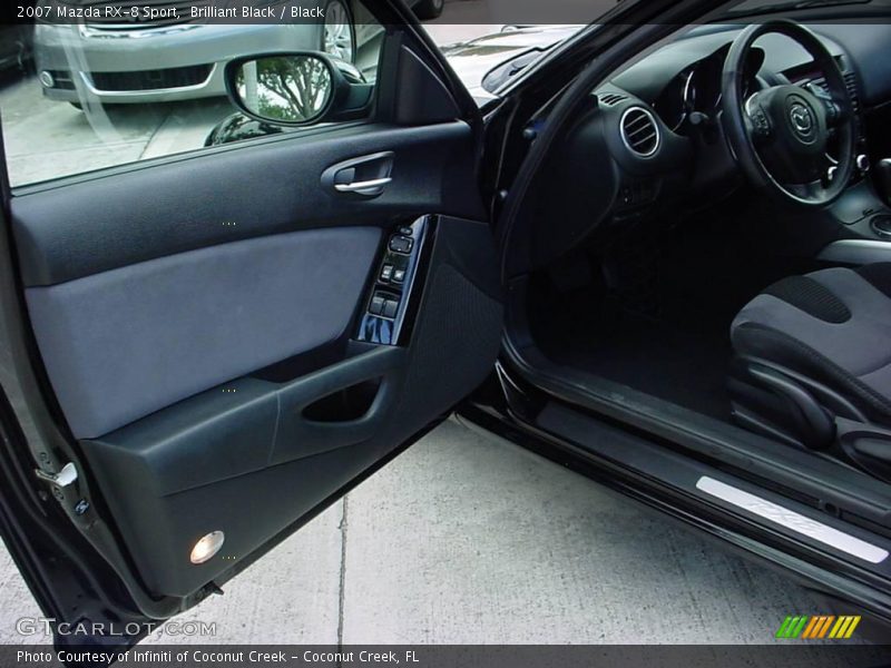 Brilliant Black / Black 2007 Mazda RX-8 Sport