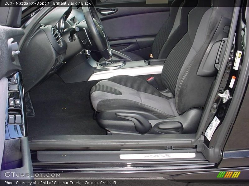 Brilliant Black / Black 2007 Mazda RX-8 Sport