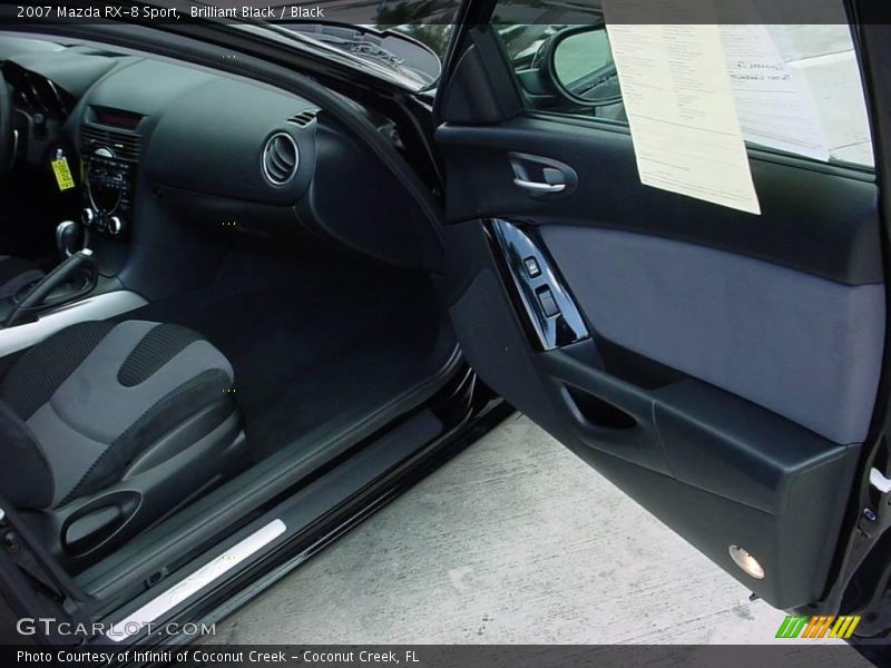 Brilliant Black / Black 2007 Mazda RX-8 Sport