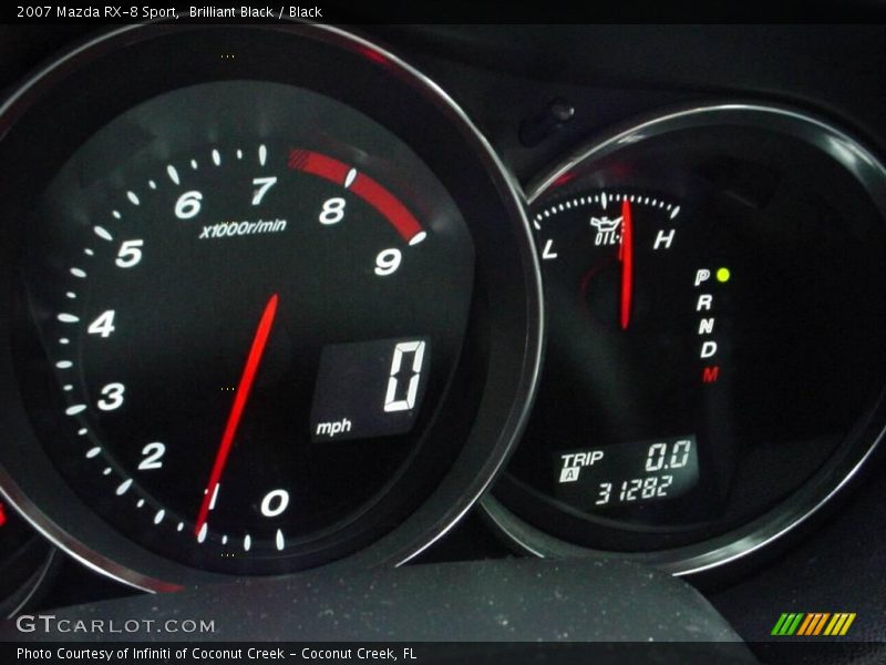 Brilliant Black / Black 2007 Mazda RX-8 Sport