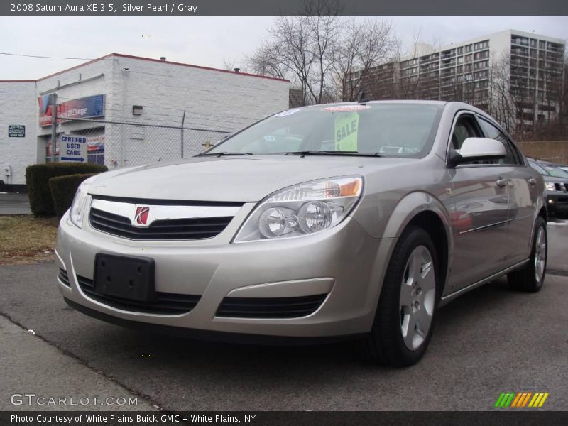 Silver Pearl / Gray 2008 Saturn Aura XE 3.5