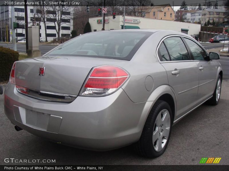 Silver Pearl / Gray 2008 Saturn Aura XE 3.5