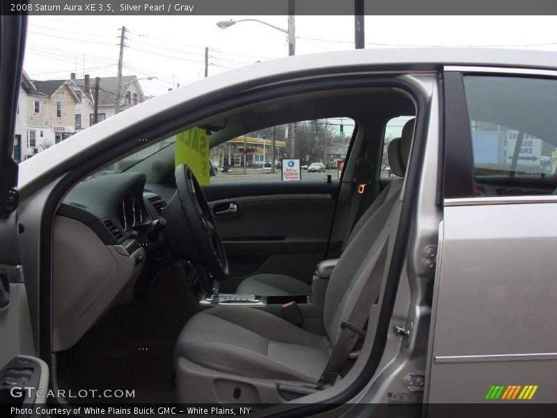 Silver Pearl / Gray 2008 Saturn Aura XE 3.5