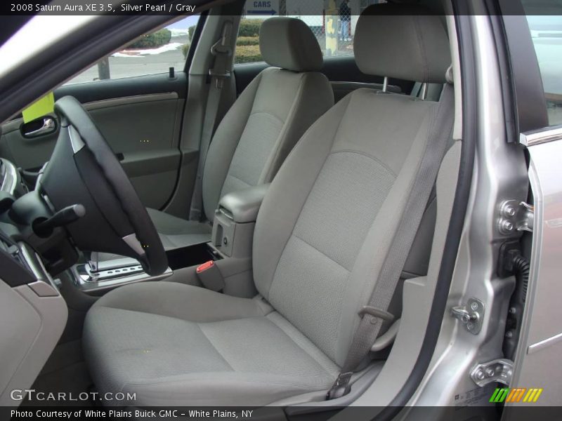Silver Pearl / Gray 2008 Saturn Aura XE 3.5