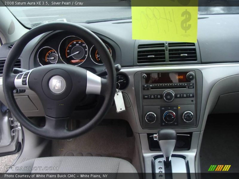 Silver Pearl / Gray 2008 Saturn Aura XE 3.5