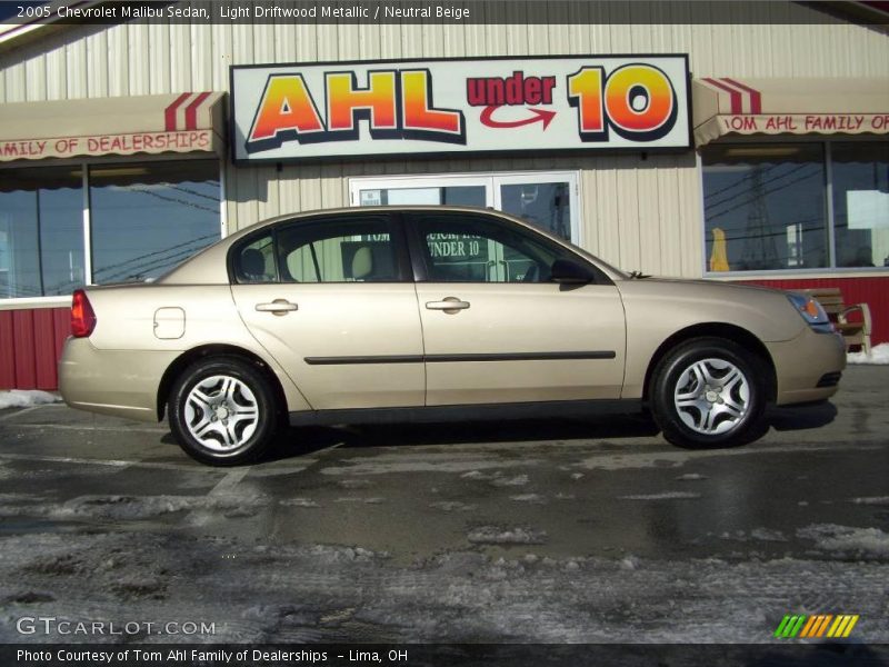 Light Driftwood Metallic / Neutral Beige 2005 Chevrolet Malibu Sedan