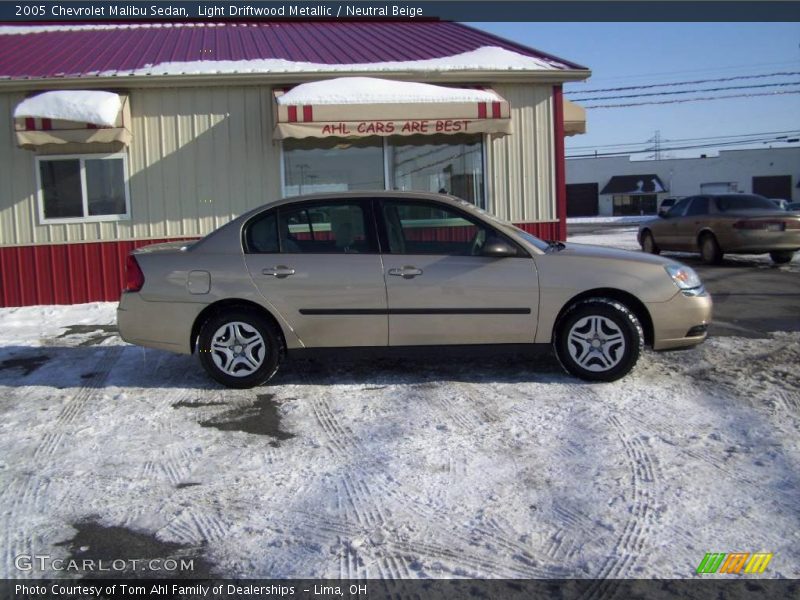 Light Driftwood Metallic / Neutral Beige 2005 Chevrolet Malibu Sedan