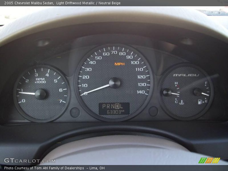 Light Driftwood Metallic / Neutral Beige 2005 Chevrolet Malibu Sedan