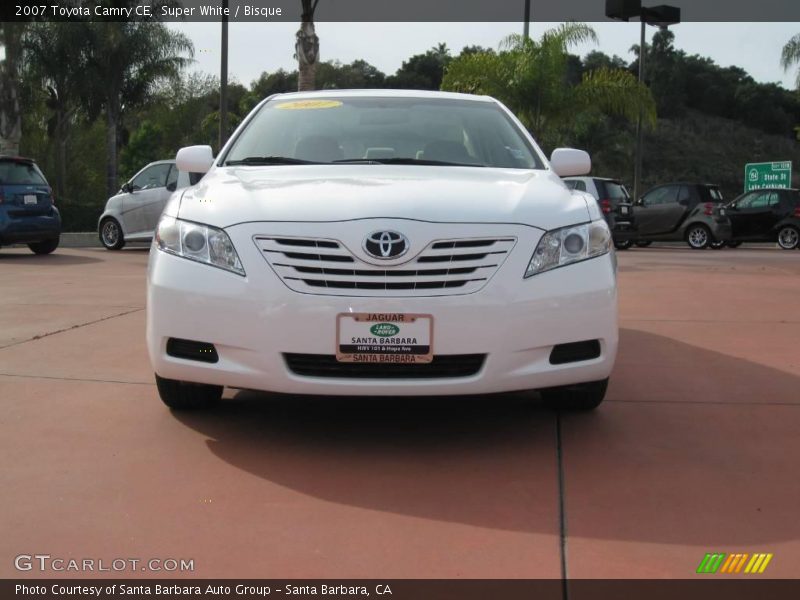 Super White / Bisque 2007 Toyota Camry CE