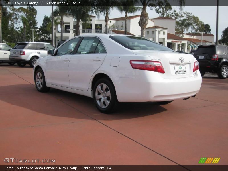 Super White / Bisque 2007 Toyota Camry CE