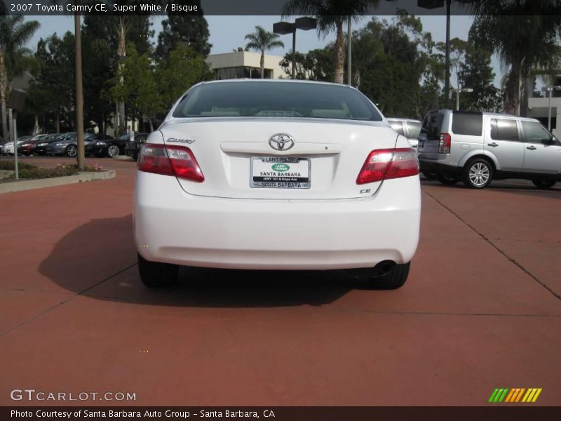 Super White / Bisque 2007 Toyota Camry CE