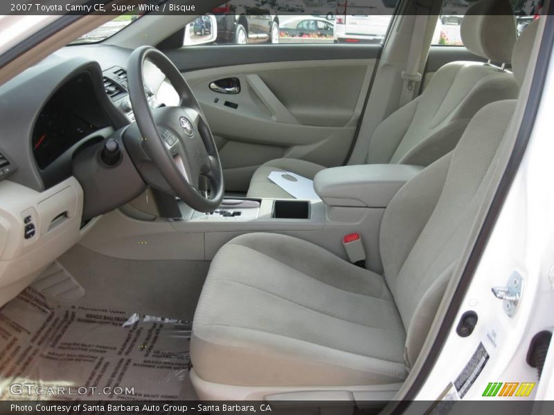 Super White / Bisque 2007 Toyota Camry CE