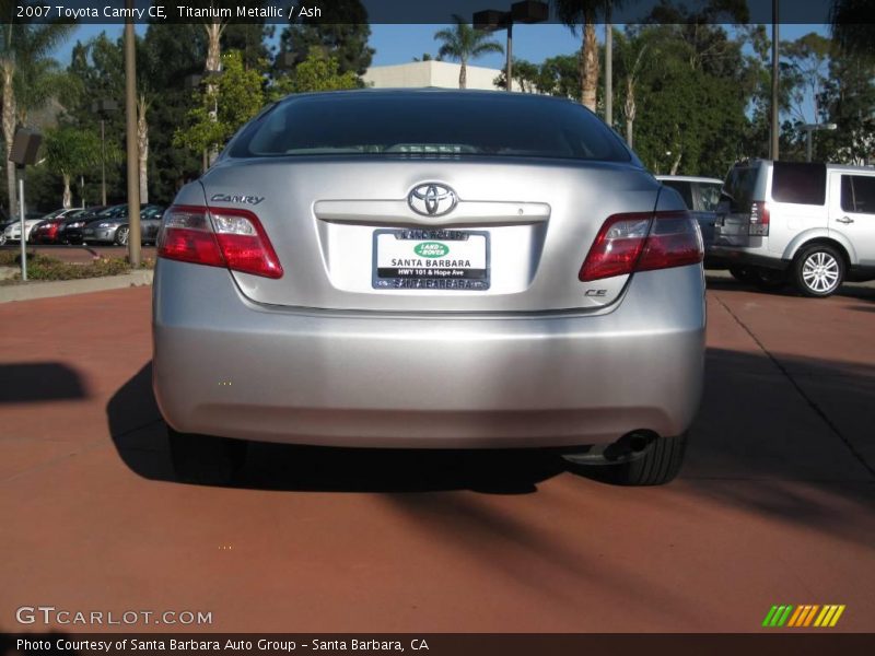 Titanium Metallic / Ash 2007 Toyota Camry CE