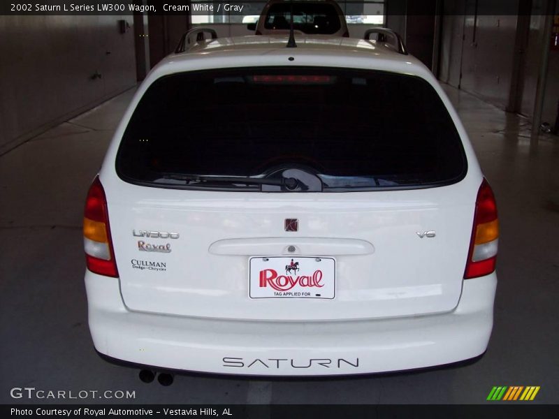 Cream White / Gray 2002 Saturn L Series LW300 Wagon