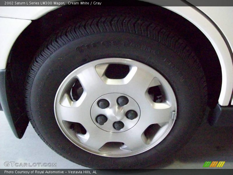 Cream White / Gray 2002 Saturn L Series LW300 Wagon