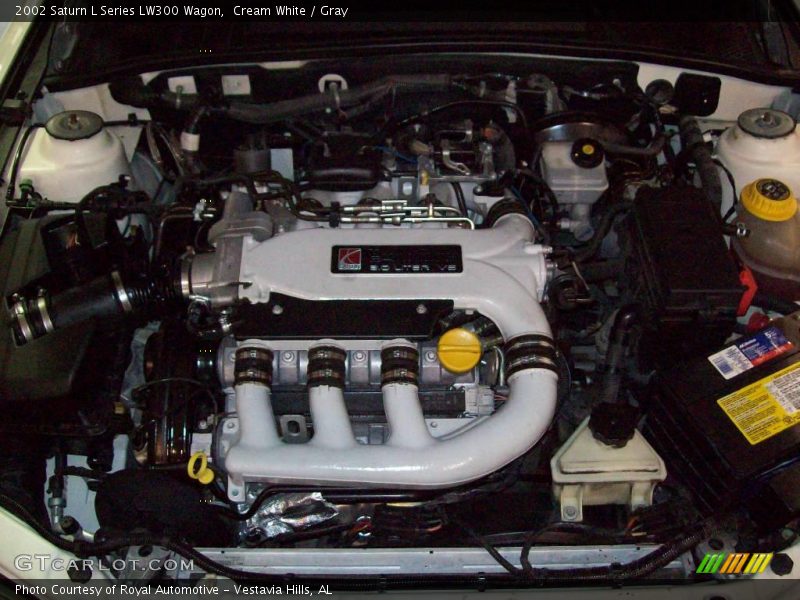 Cream White / Gray 2002 Saturn L Series LW300 Wagon