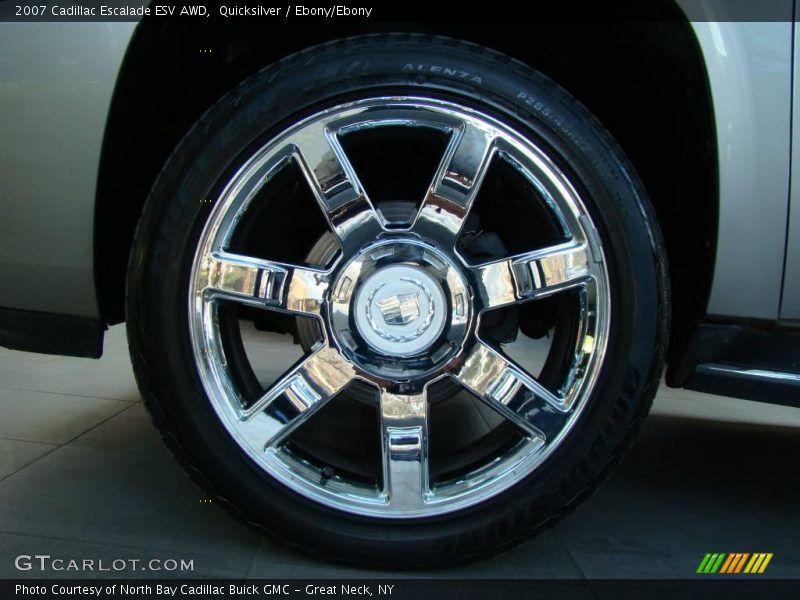 Quicksilver / Ebony/Ebony 2007 Cadillac Escalade ESV AWD
