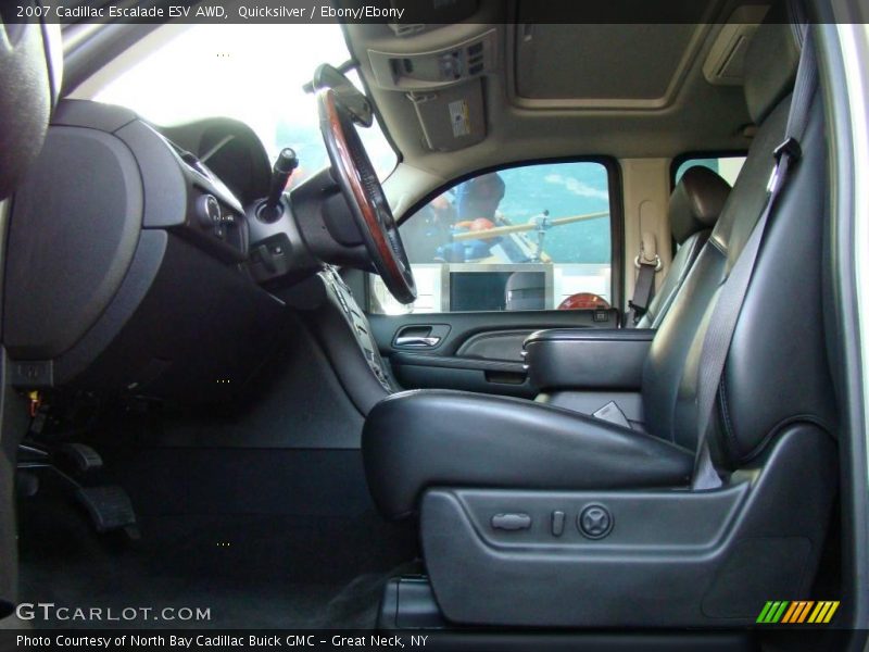 Quicksilver / Ebony/Ebony 2007 Cadillac Escalade ESV AWD