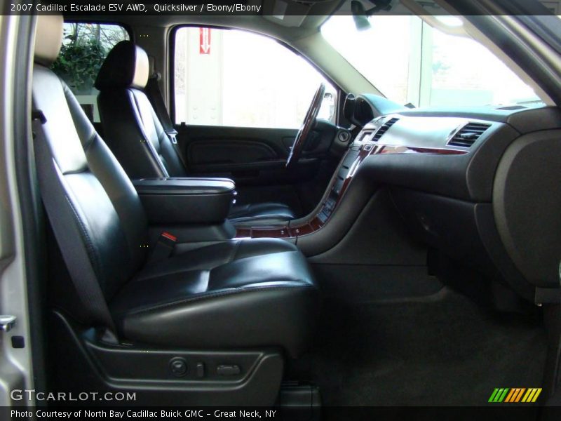Quicksilver / Ebony/Ebony 2007 Cadillac Escalade ESV AWD