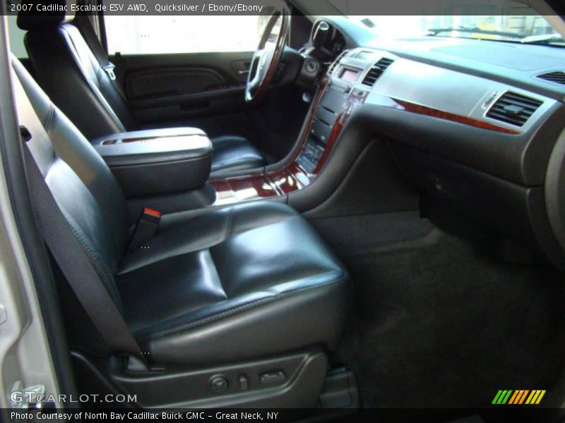 Quicksilver / Ebony/Ebony 2007 Cadillac Escalade ESV AWD