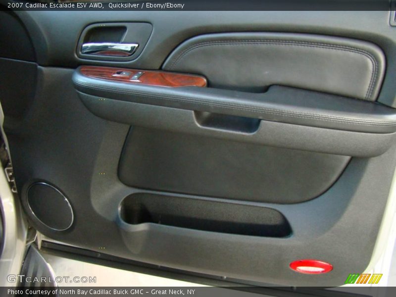 Quicksilver / Ebony/Ebony 2007 Cadillac Escalade ESV AWD