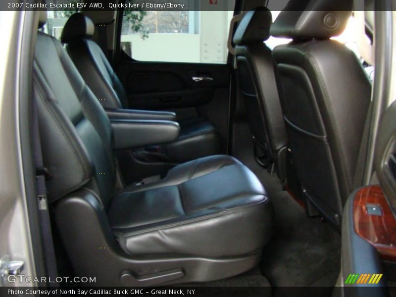 Quicksilver / Ebony/Ebony 2007 Cadillac Escalade ESV AWD