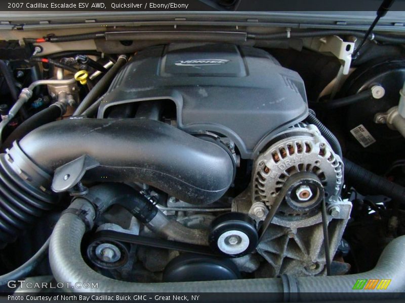 Quicksilver / Ebony/Ebony 2007 Cadillac Escalade ESV AWD