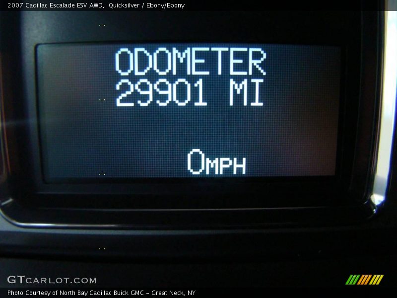 Quicksilver / Ebony/Ebony 2007 Cadillac Escalade ESV AWD