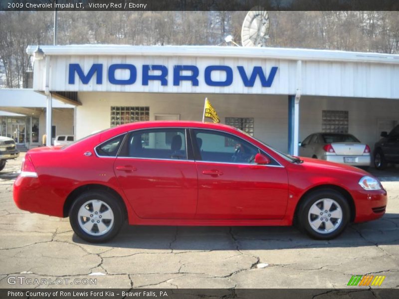 Victory Red / Ebony 2009 Chevrolet Impala LT