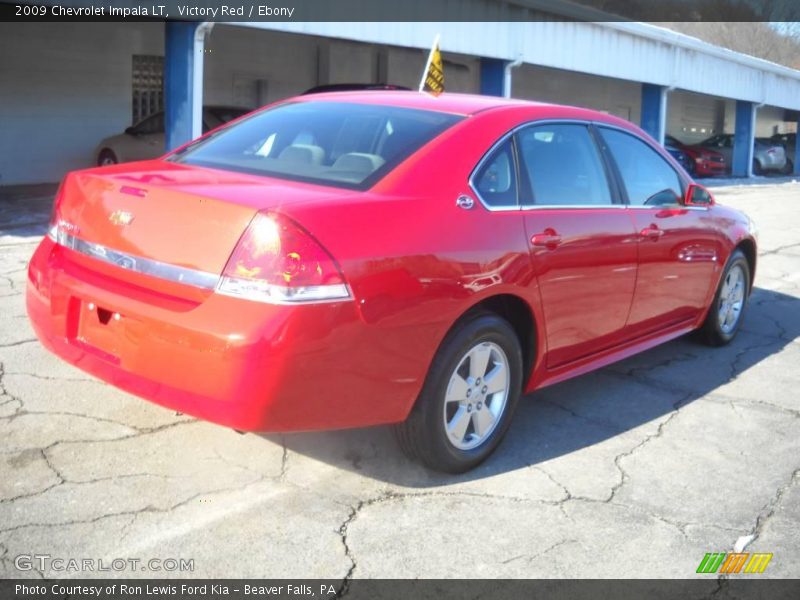 Victory Red / Ebony 2009 Chevrolet Impala LT
