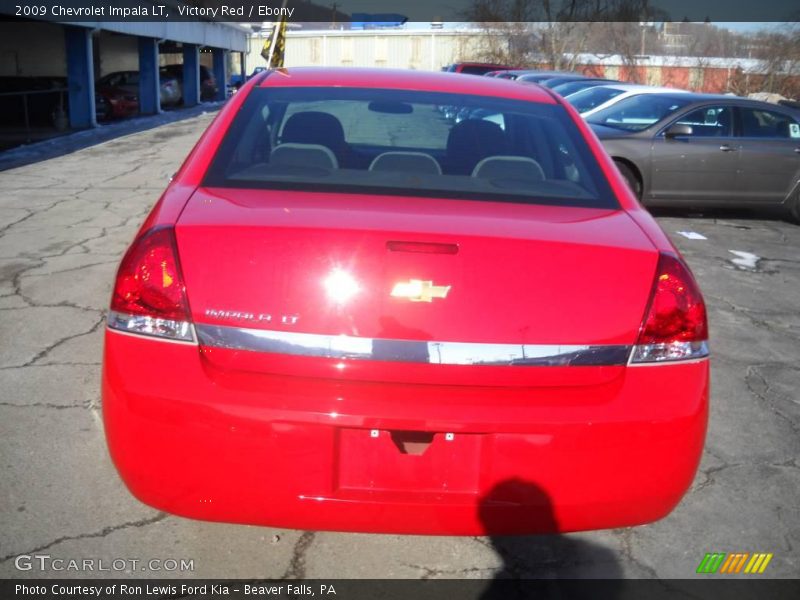Victory Red / Ebony 2009 Chevrolet Impala LT