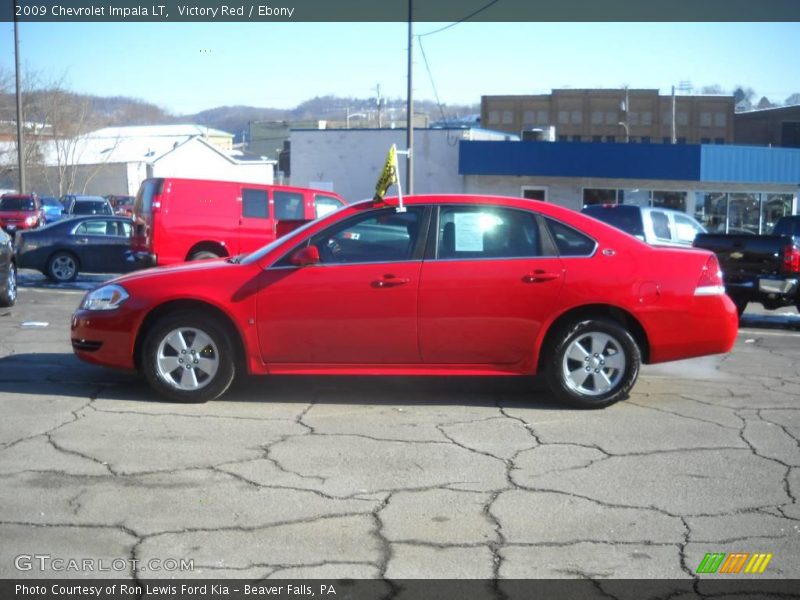 Victory Red / Ebony 2009 Chevrolet Impala LT