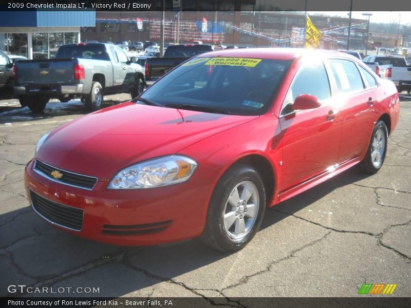 Victory Red / Ebony 2009 Chevrolet Impala LT