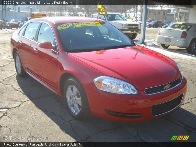 Victory Red / Ebony 2009 Chevrolet Impala LT