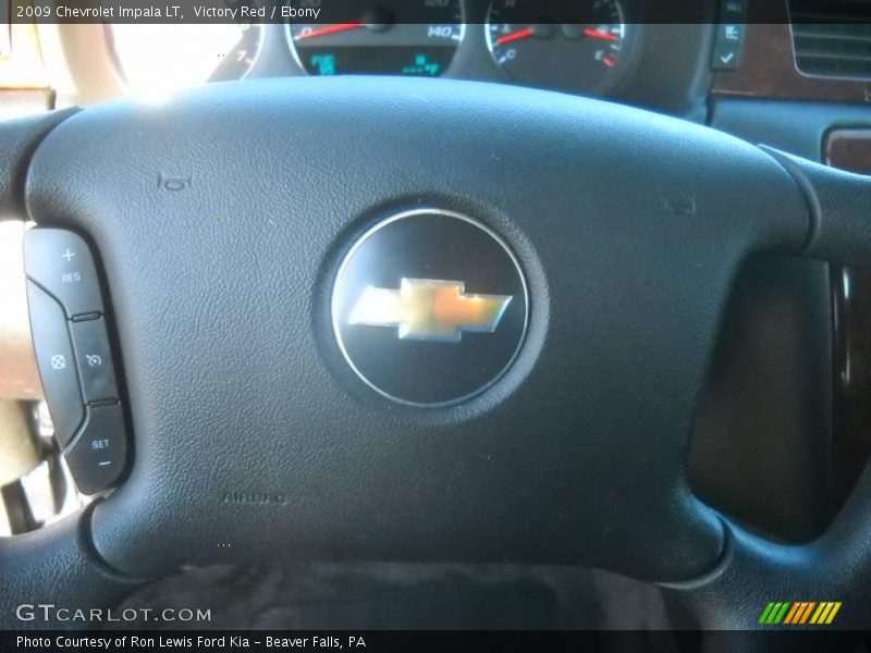 Victory Red / Ebony 2009 Chevrolet Impala LT