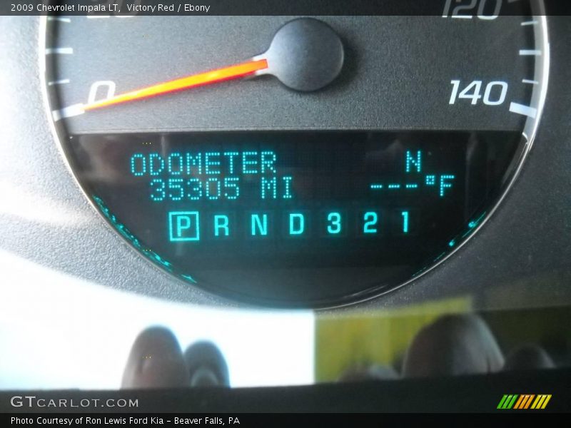 Victory Red / Ebony 2009 Chevrolet Impala LT