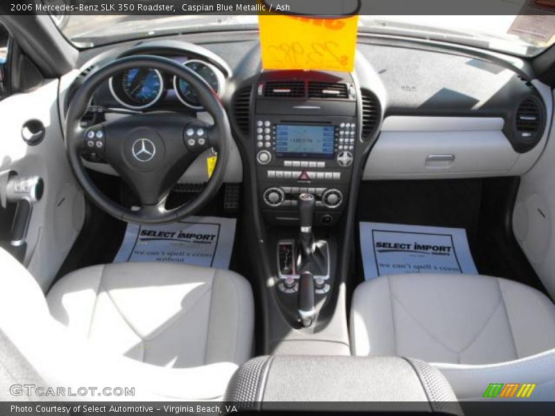 Caspian Blue Metallic / Ash 2006 Mercedes-Benz SLK 350 Roadster